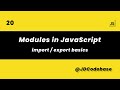 Modules in JavaScript | Import Export Explained | JS Tutorial for Beginners to Advanced | JDCodebase