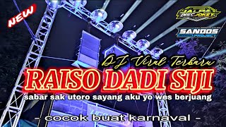 TERBARU !! DJ RAISO DADI SIJI MARGOY JEDUG JEDUG • SANDOS PROJECT ft JALPA DISCJOKEY
