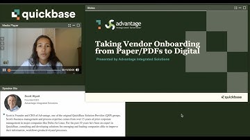 Vendor Lightning App with the Form Engine Quickbase Webinar