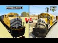 GTA 5 TRAIN VS MINECRAFT TRAIN - WHAT IS BEST? (CAN YOU STOP THE TRAIN?)