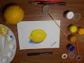 Рисуем вместе "Как нарисовать лимон"Drawing together " How to draw a lemon"