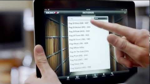 Racing Post iPad app - Database (TV ad)