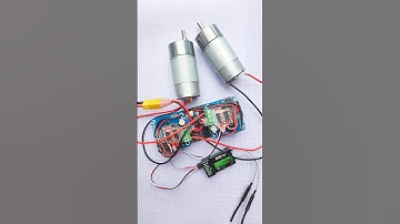 Dubbele H-brug RC-motor aangestuurd met BTS7960-module | RC Robo Soccer Circuit #BTS7960