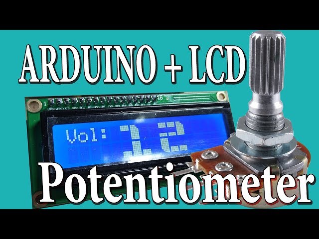 Arduino Lcd Big Digits With Potentiometer Tutorial - Youtube