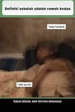 tidur di kelas ngk nyadar di bangunin guru