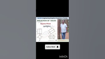 GE3251/EG/Projection of solids -Square prism-2
