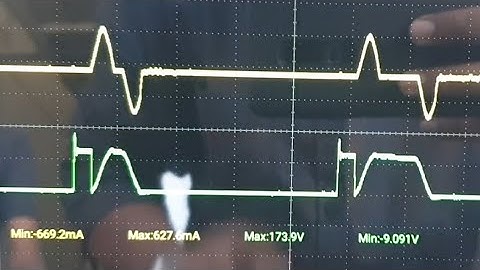Piezo Injector Oscilloscope Pattern Current + Voltage