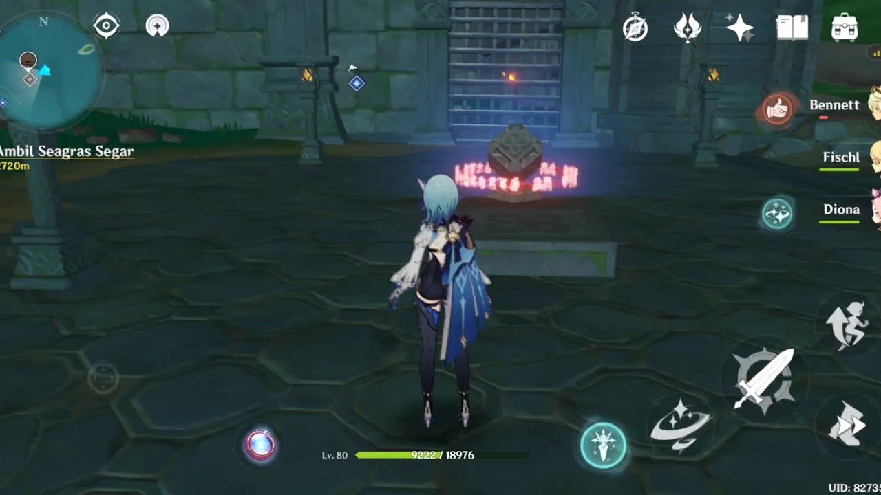 Araumi Floor Stepping Puzzle Secret Domain Unlocked Genshin Impact