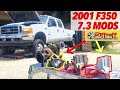 2001 Ford F350 7.3 4x4 Dually Powerstroke - Riffraff High Flow Outlet EBPV Blank Pedestal Delete