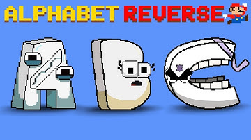 Alphabet Lore (A - Z...) But Fixing Letters | Big trouble in Super Mario Bros 3