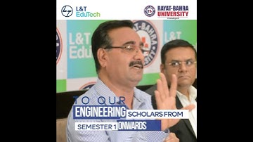 Rayat-Bahra University Join Hands With L&T EduTech | Press Conference