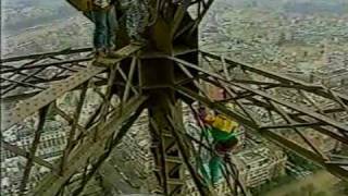 Albert Stalk free climbs the Eiffel Tower : Part 2