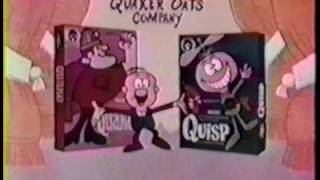 Quisp Vs Quake Cereal 1965 Very 1St Commercial