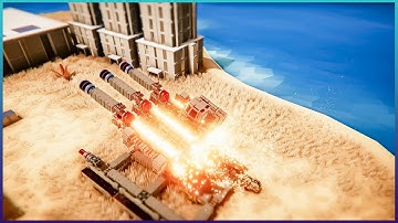 Machine vs Building #045 🚧 VEHICLE MISSILE LAUNCHER Instruments of Destruction