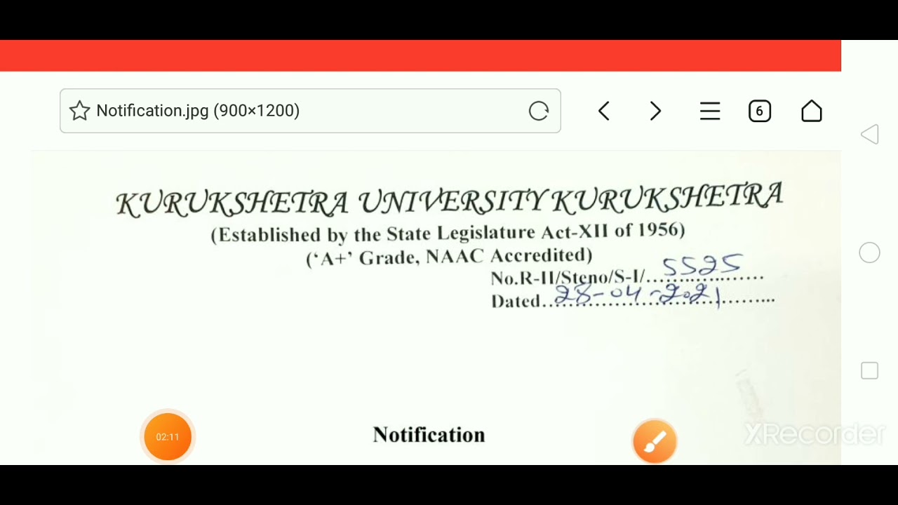 URGENT NOTICE FOR ADDITIONAL| IMPROVEMENT| DISTANCE|KUK NEWS| KURUKSHETRA UNIVERSITY|  KUK