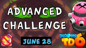 Bloons TD 6 Advanced Challenge | Halloween Havoc | No MK No Powers Used | June 28 2024