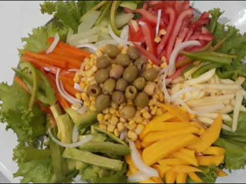 Vídeo: Salada De Legumes E Verduras