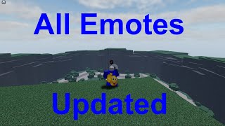All Emotes In The Strongest Battlegrounds (OUTDATED! CHECK DESC!) | Roblox screenshot 3