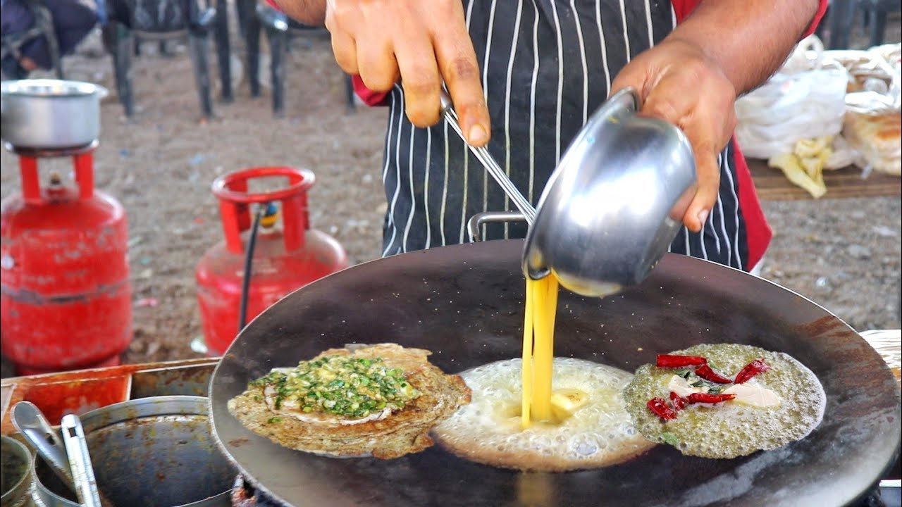 Roadside Randomly Prepared Six Layer Buttery Egg Dish | Egg Street Food | Indian Street Food | Street Food Fantasy