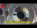 DIN F4 ball valve