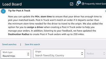 How to Successfully Use Amazon Relay’s Post A Truck