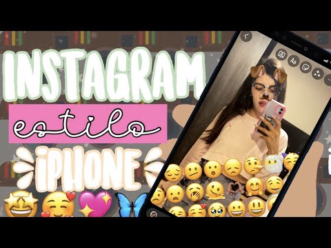 🧸Instagram estilo iPHONE en ANDROID (ENERO) Nuevos EMOJIS + FUENTES ✅🙊⭐️💕