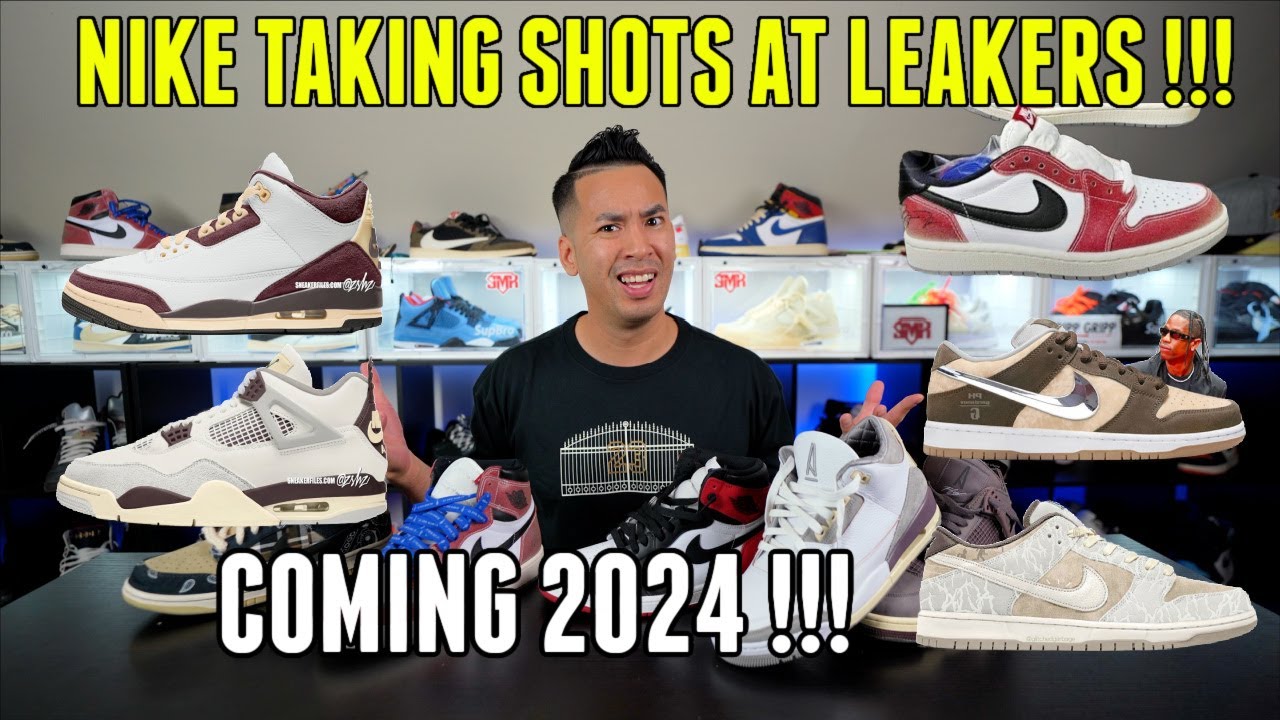 NIKE TAKING SHOTS AT LEAKERS !!! 2024 A MA MANIERE JORDAN 3 & 4 COMING ...