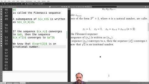 Mathematics in LaTeX