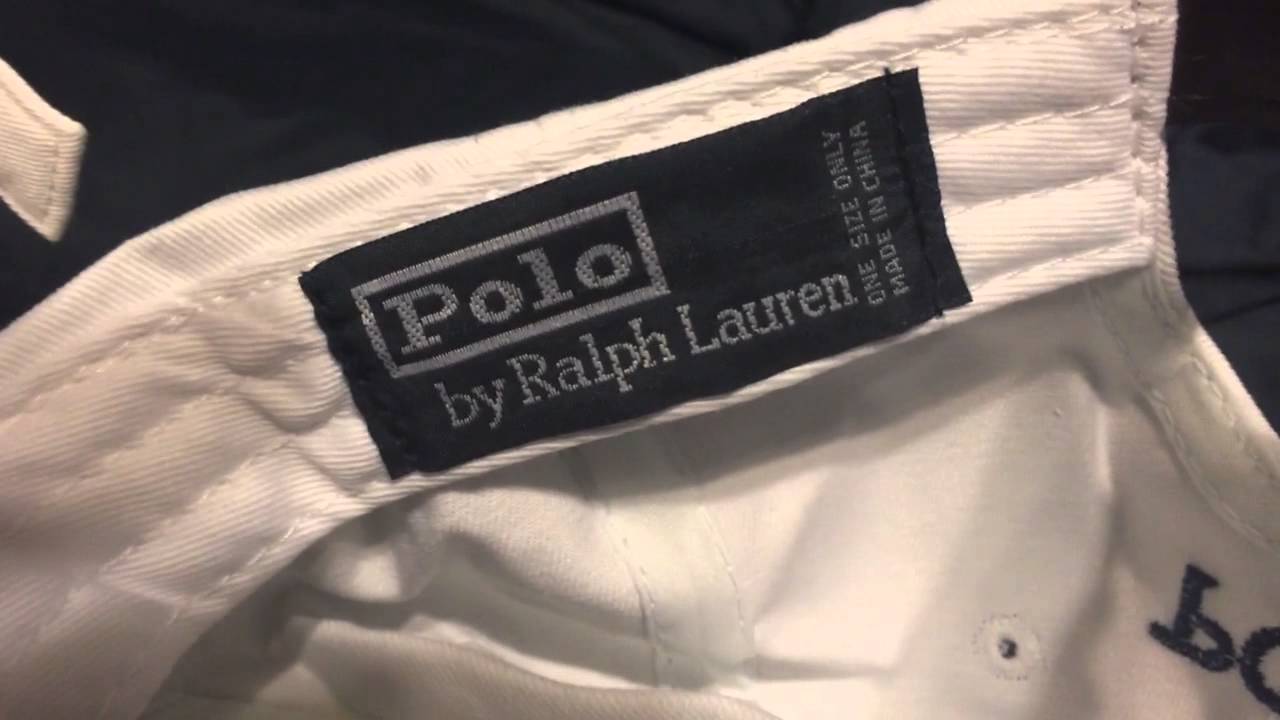 polo ralph lauren cap leather strap