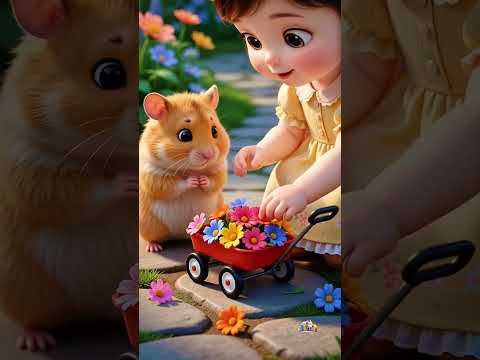 The Tiny Rescue ☂️🐹 #foryou #cute #cartoon #reels #shorts #love #friends