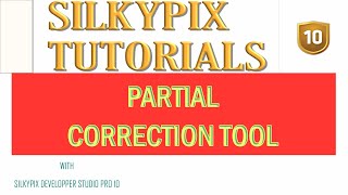 PARTIAL CORRECTION TOOL  IN SILKYPIX DEVELOPER STUDIO PRO 10