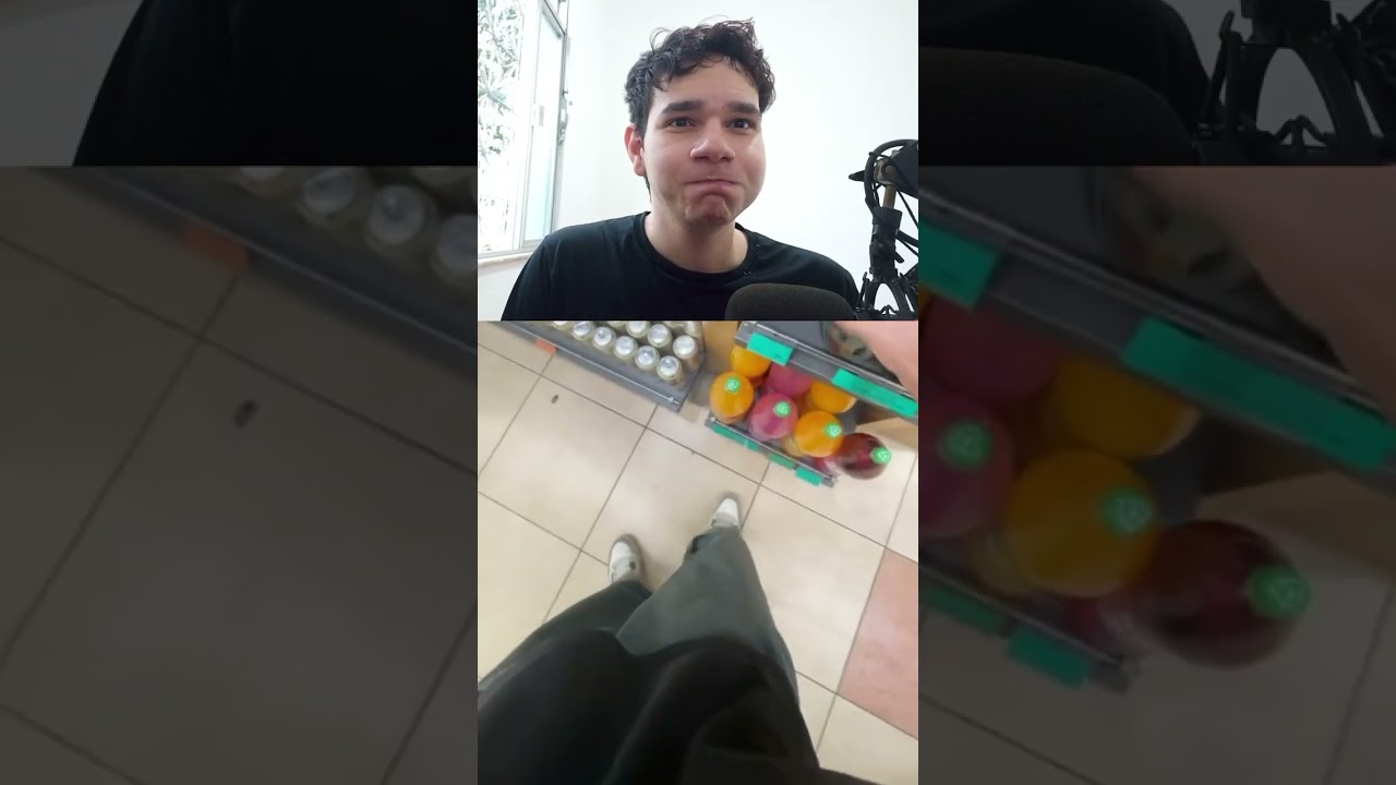 tente não rir com água na boca 