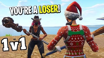 1v1 Build Battle Vs Trash Talker in Fortnite Creative