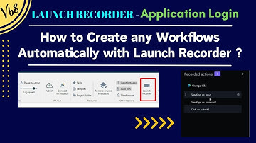 LAUNCH RECORDER - How to Create any Workflows automatically? | UAC in ServiceNow RPA #rpa #snow