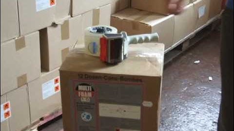 Tape Gun With Safety Brake How to Use Guide