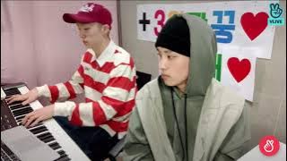 P1Harmony - Keeho singing all of me (ft Jiung) on Vlive