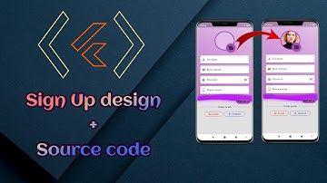#4 Flutter&Firebase Sign up design with source code