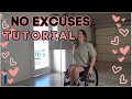 No Excuses BEGINNER TUTORIAL- Wheelchair dance class