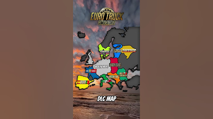Euro Truck Simulator Map
