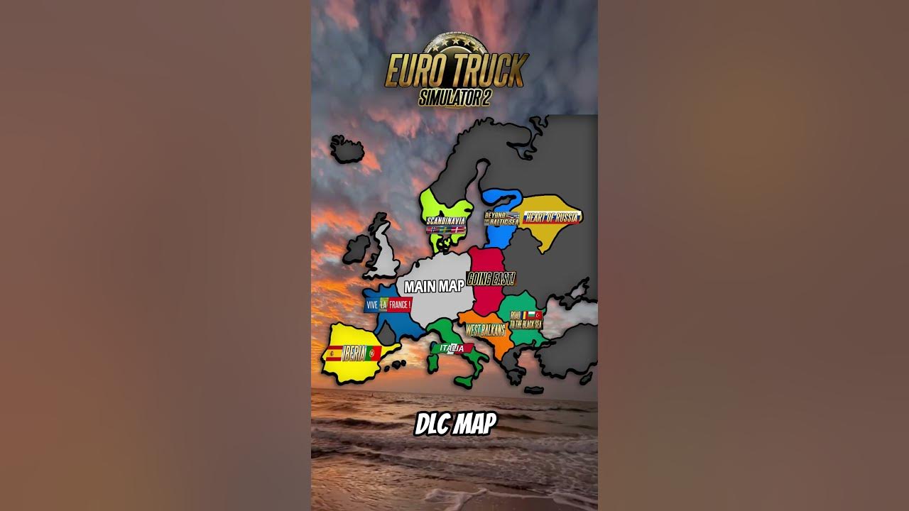 Euro Truck Simulator Map