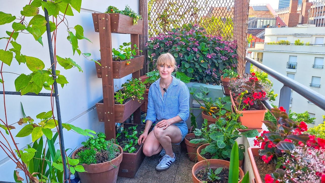 Vegetables & Herbs Im Growing in My Shady Balcony Garden (Summer 2025)