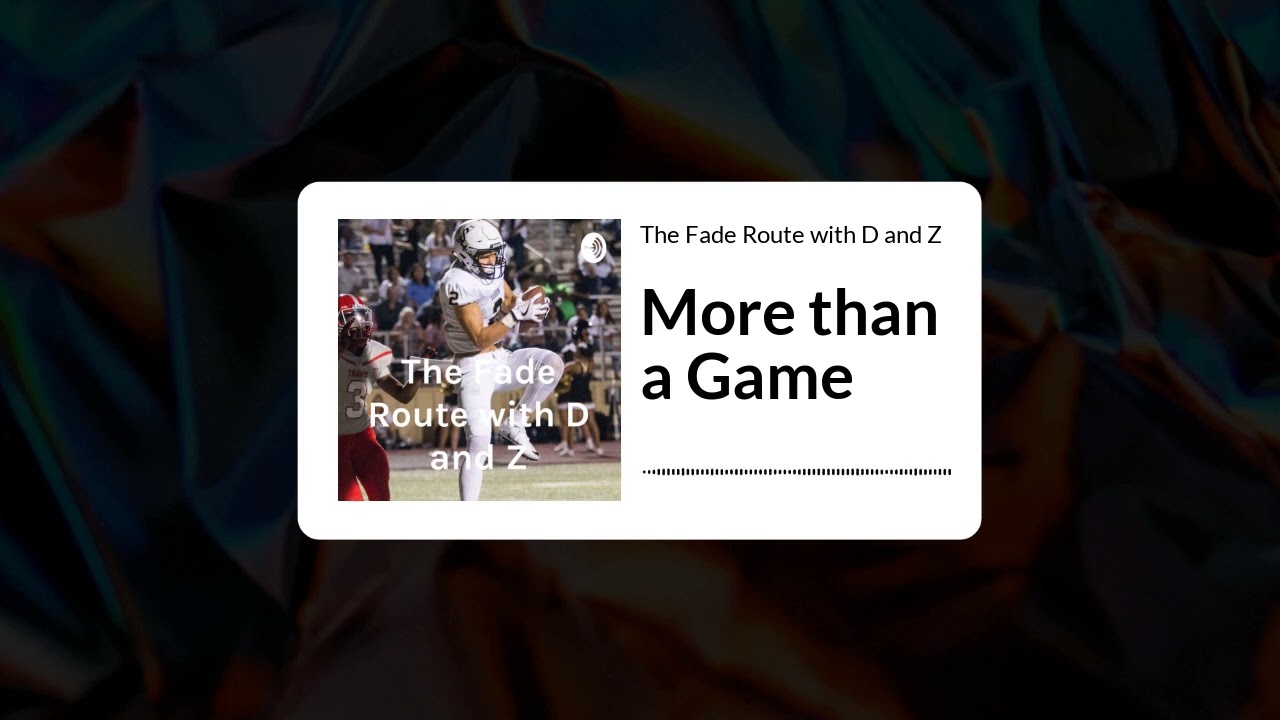 The Fade Route with D and Z - More than a Game