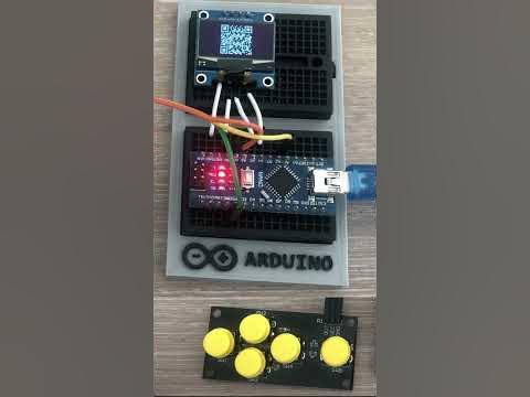 Arduino generated QR code - YouTube