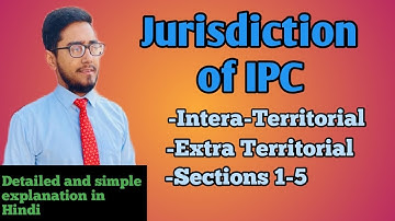 Jurisdiction of IPC, applicability of IPC, intra and extra territorial jurisdiction, #law_with_twins