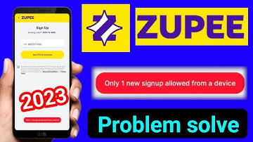 only 1 new signup allowed from a device Problem solve || zupee me dusra number login kaise kare