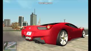 Gta sa Ferrari 458 Italia Sound mod