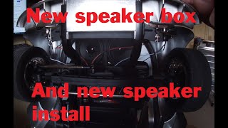 New speakers and speaker box for the 53 COE hauler @RedcatracingAZ