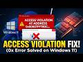 How to Fix Access Violation at Address Windows 11