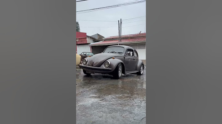 Fusca com motor de subaru