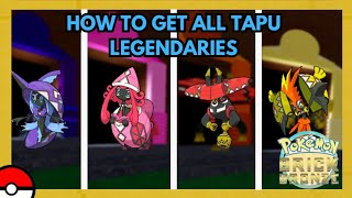How To Get All Tapu Legendaries Pokemon Brick Bronze